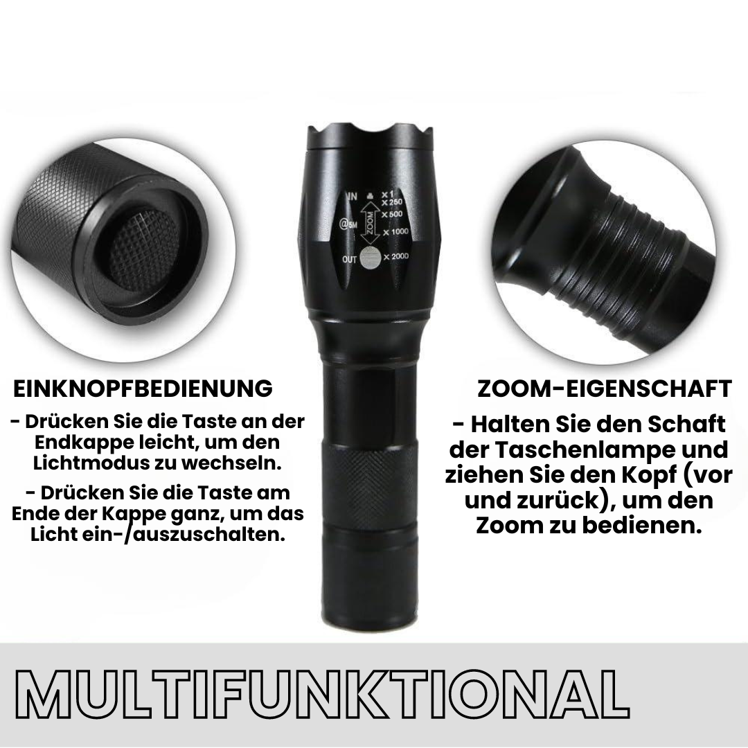 Lumen Pro - torcia tattica per pura luminosità e sicurezza