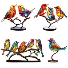 Carica l'immagine nel visualizzatore di Gallery, Scultura di uccello artigianale e colorata – perfetta per la casa, l'ufficio o come regalo
